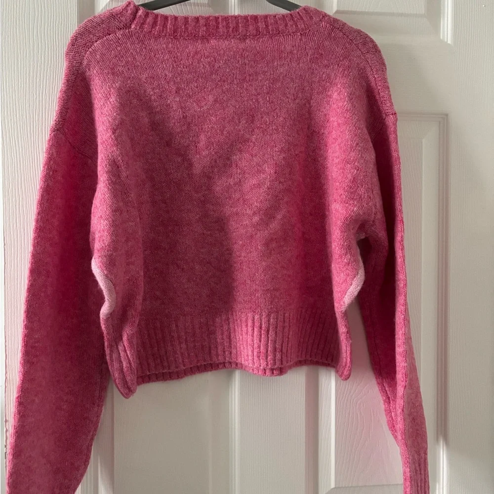 Jessica Simpson Pink and Red Valentines Heart Sweater - Picture 4 of 4